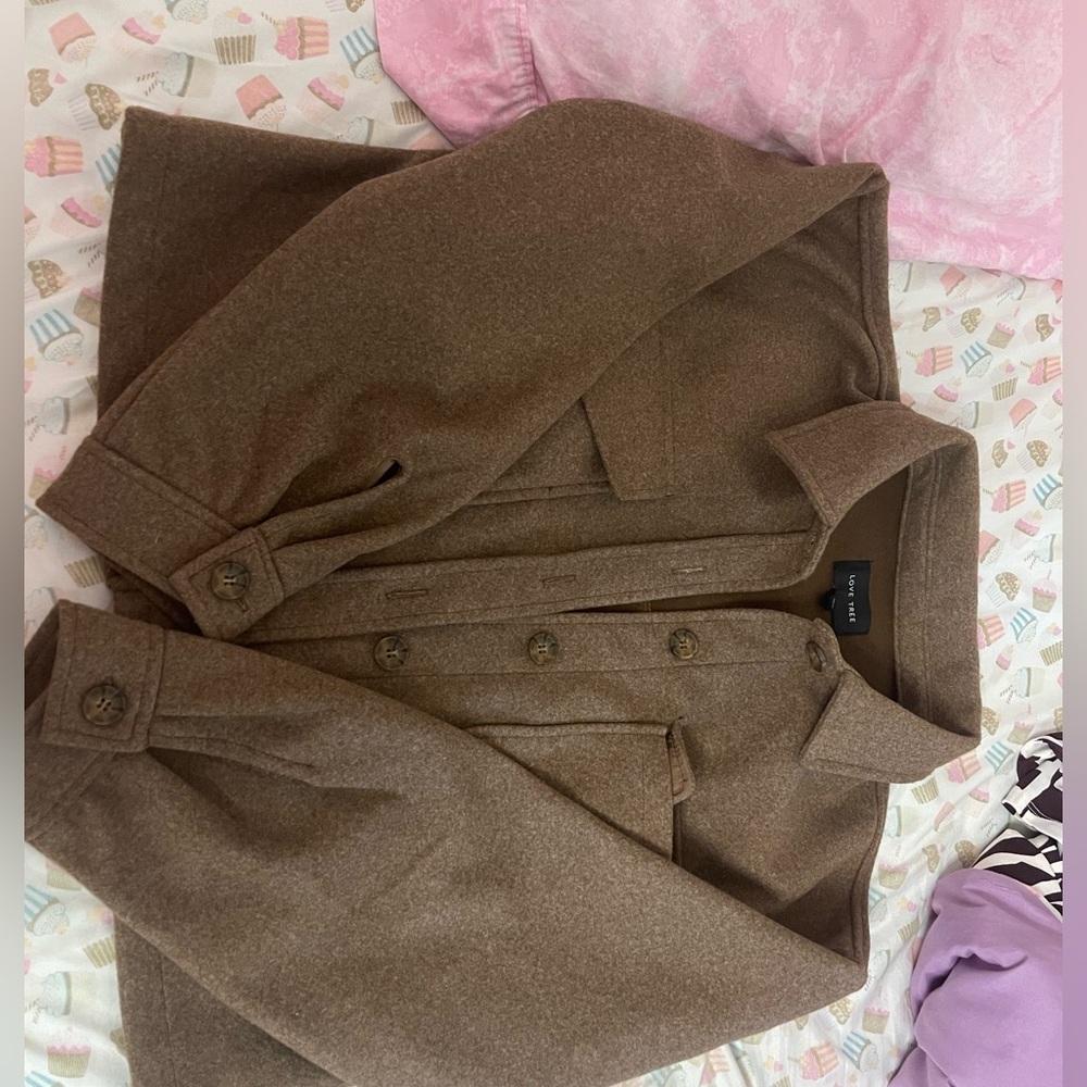 brown blazer